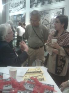 At the book launching of "Mythogyny" with Ted Alcuitas, then editor and publisher of now-defunct Silangan, where I served as associate editor