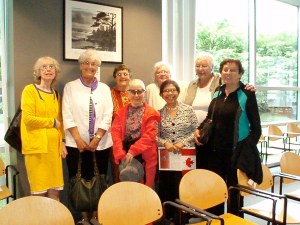 With members of Women Elders in Action (WE*ACT), the volunteer organization to which I belonged
